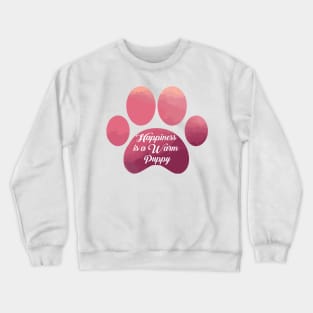 Warm puppy Paw Crewneck Sweatshirt